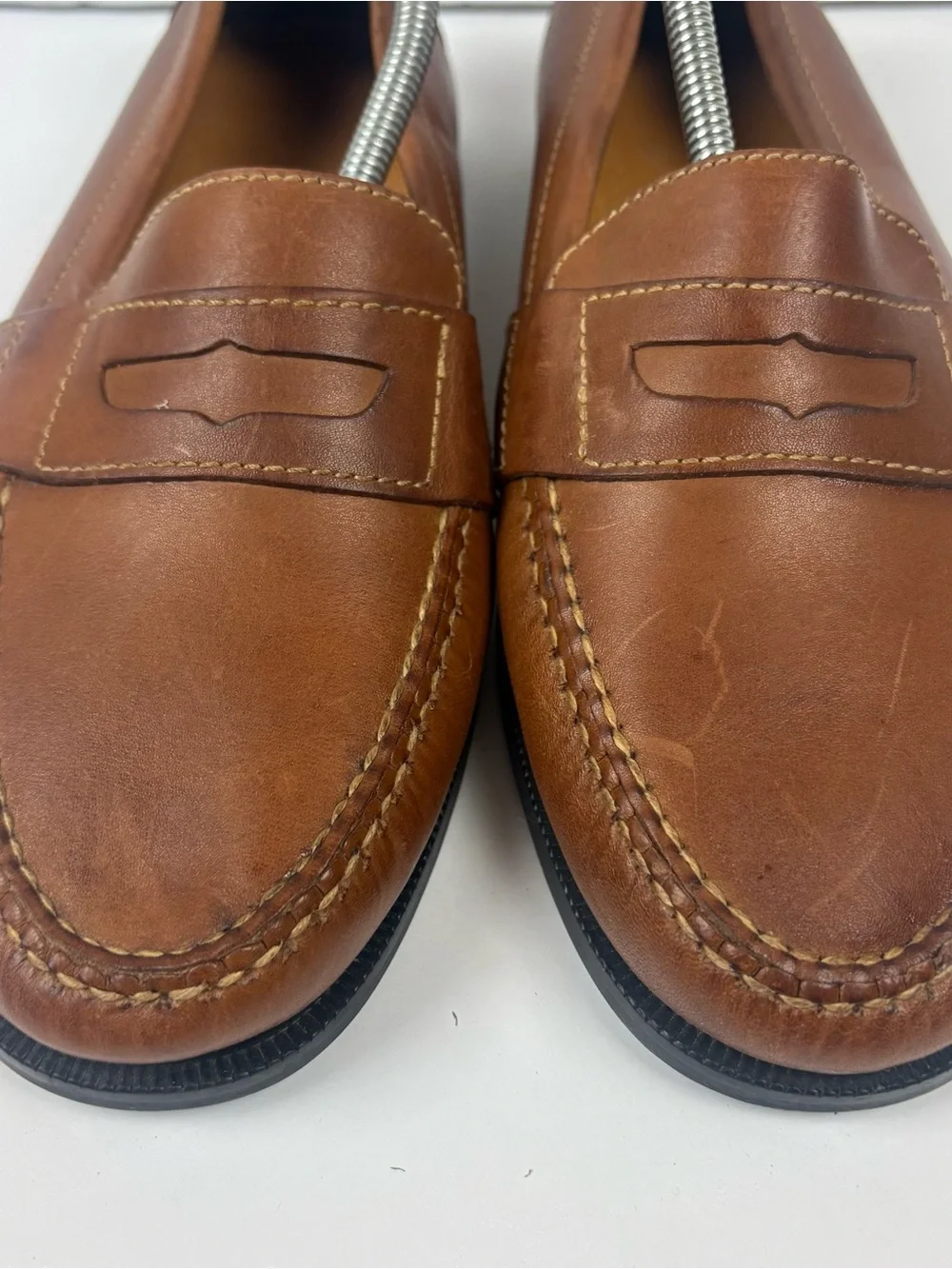 Cole Haan Pinch Prep Penny Loafer - Men's Brown Shoes Size 10.5W 01462